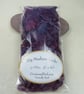 20g Naturally Dyed Dark Violet Purple Masham Locks - Image 3