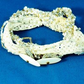 Bracelet Vintage Lace and Beads