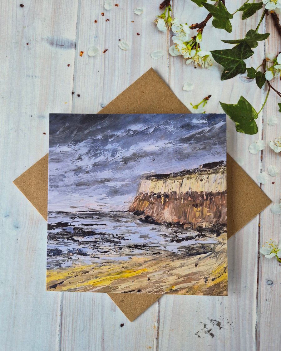 Hunstanton greeting card, a Norfolk view