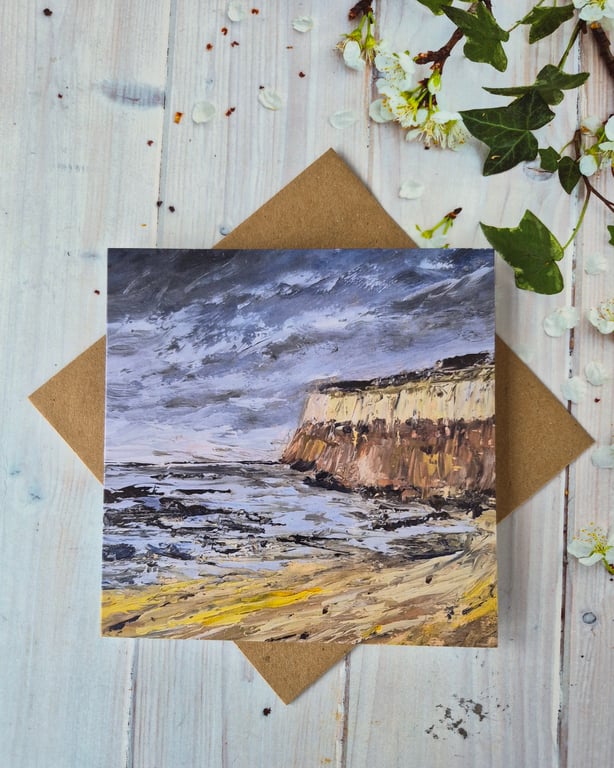 Hunstanton greeting card, a Norfolk view