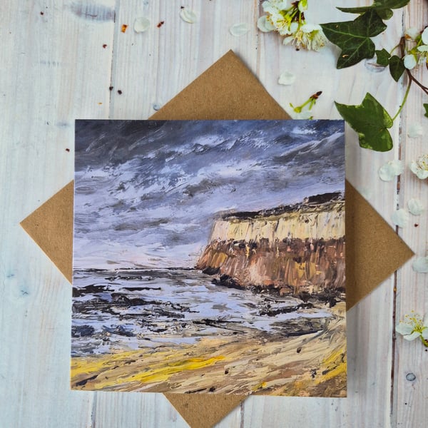 Hunstanton greeting card, a Norfolk view