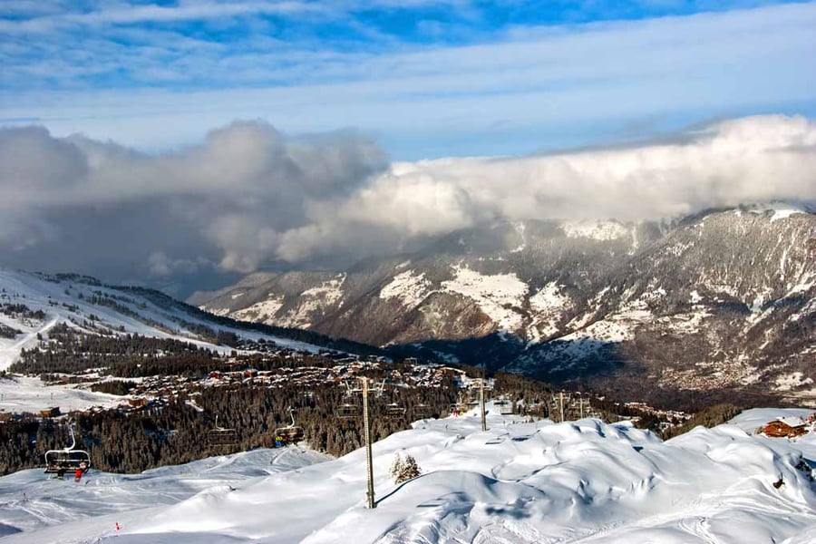 Courchevel 1850 3 Valleys French Alps France Photograph Print