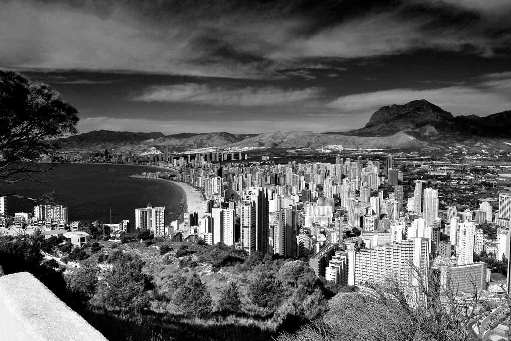 Benidorm Skyline Cityscape Costa Blanca Spain Photograph Print