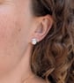 White Aurora Opal Stud Earrings - JBJ3043 - Image 8