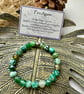Green Fire Agate - Elasticated Bracelet  - Image 1
