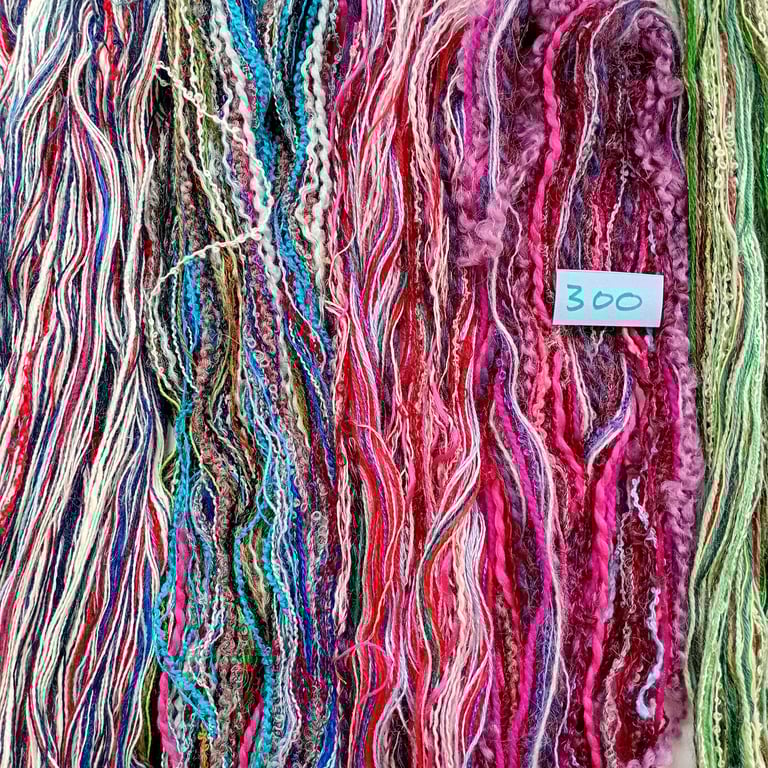 Creative Threads, Textured Yarns, for tapestry, weaving, embroidery, collage