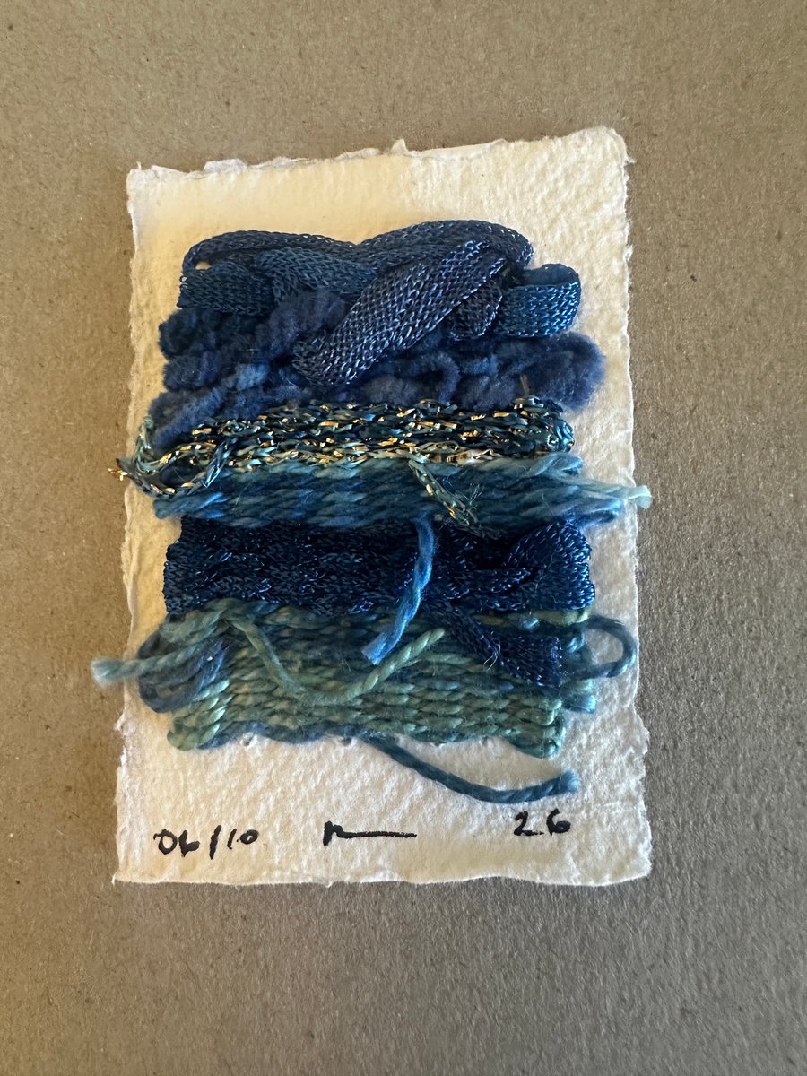 Miniature weaving on paper 6 of 10