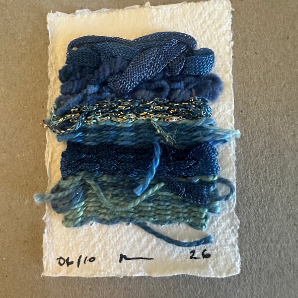 Miniature weaving on paper 6 of 10