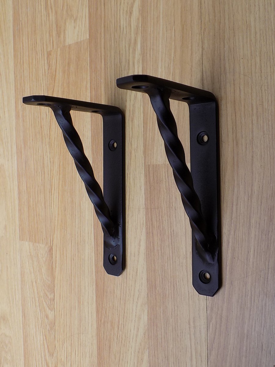 Shelf Brackets.....................Wrought Iron (Forged Steel) Free Fitting Kit.