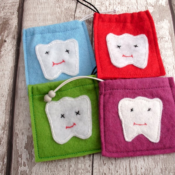 TOOTH FAIRY DRAWSTRING BAG,TOOTH FAIRY,TOOTH BAG,PERSONALISED TOOTH FAIRY BAG