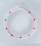 Bracelets Sterling silver with red swarovski and star charm  - Image 8