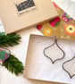 Stained glass iridescent Christmas baubles set, christmas decor - Image 6