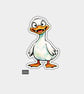 Funny Snarky Vinyl Sticker For Adults - Happy Goose