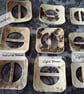 Real Coconut Buckles 24mm 30mm (Inside measurement) Light only
