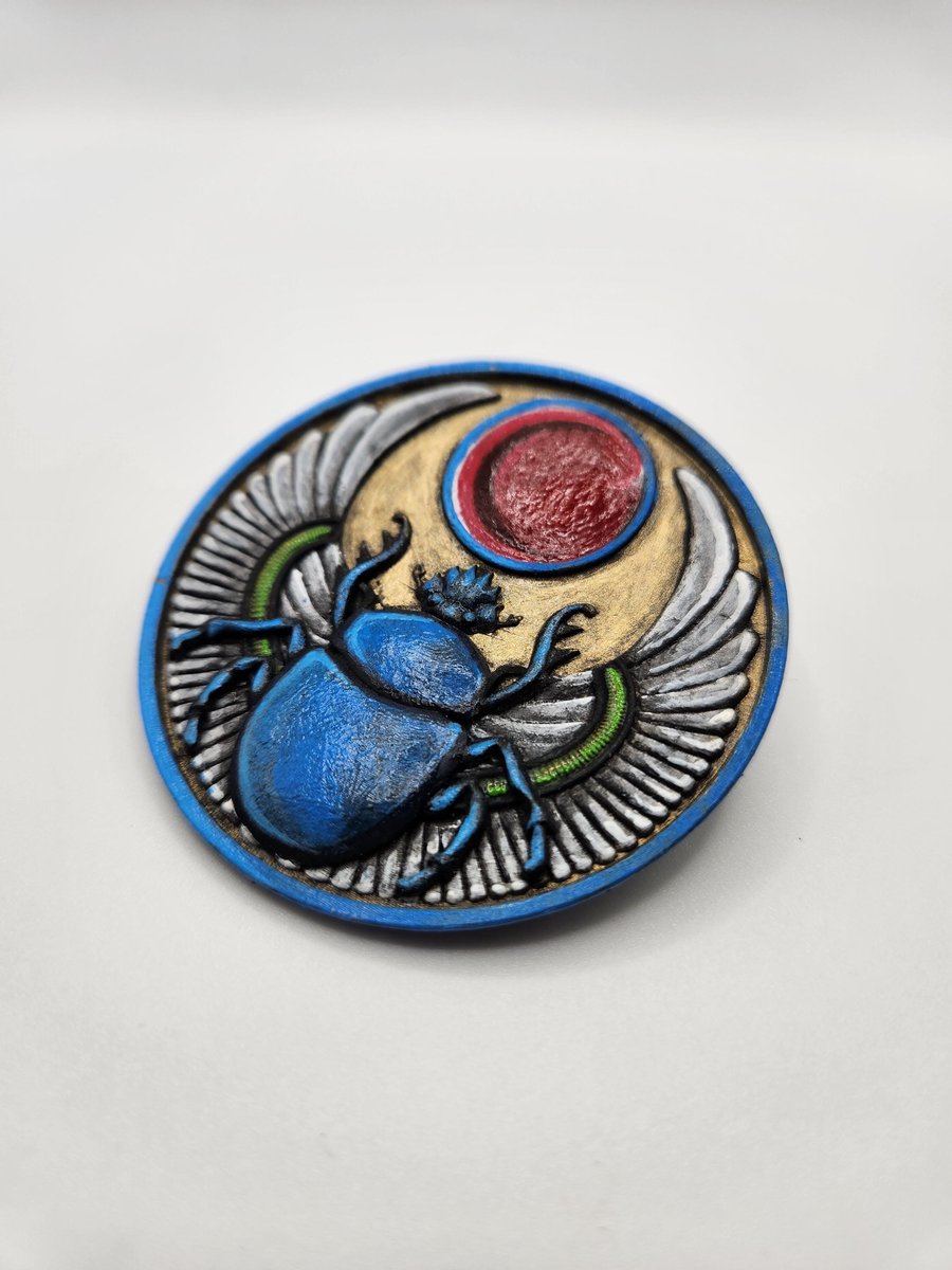 Fridge Magnet Egyptian Scarab Medallion Decoration