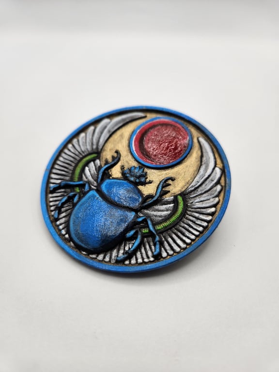 Fridge Magnet Egyptian Scarab Medallion Decoration