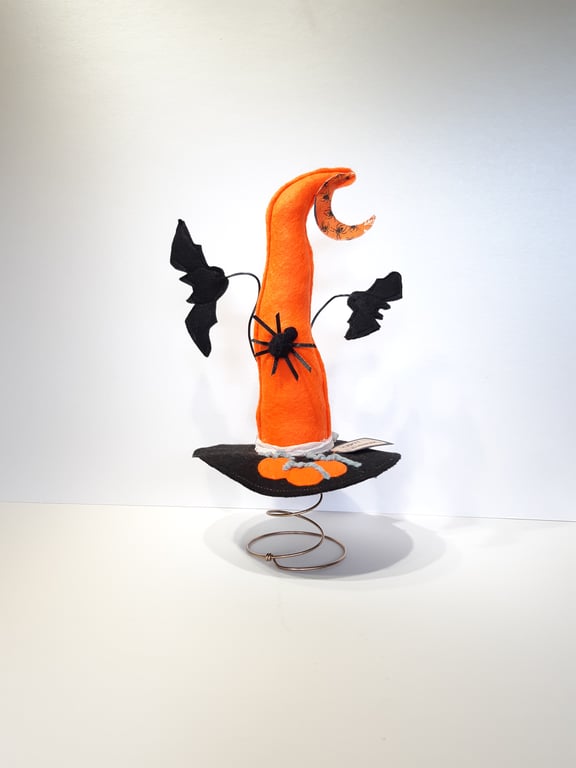 MADE TO ORDER Hairy Spider Witches Hat Bed Spring