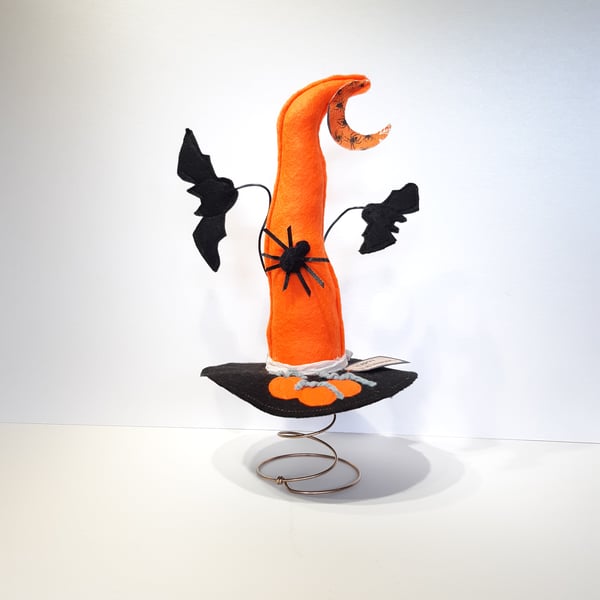 MADE TO ORDER Hairy Spider Witches Hat Bed Spring