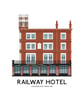 RAILWAY HOTEL, RICHMOND, A4 Print - Image 3