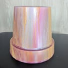 Spring Palette Acrylic Pour Decorated Plant Pot