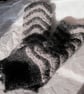 Silver Ripple wristwarmers - Image 5