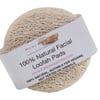 100% Natural Facial Loofah Pads, Packet of 5