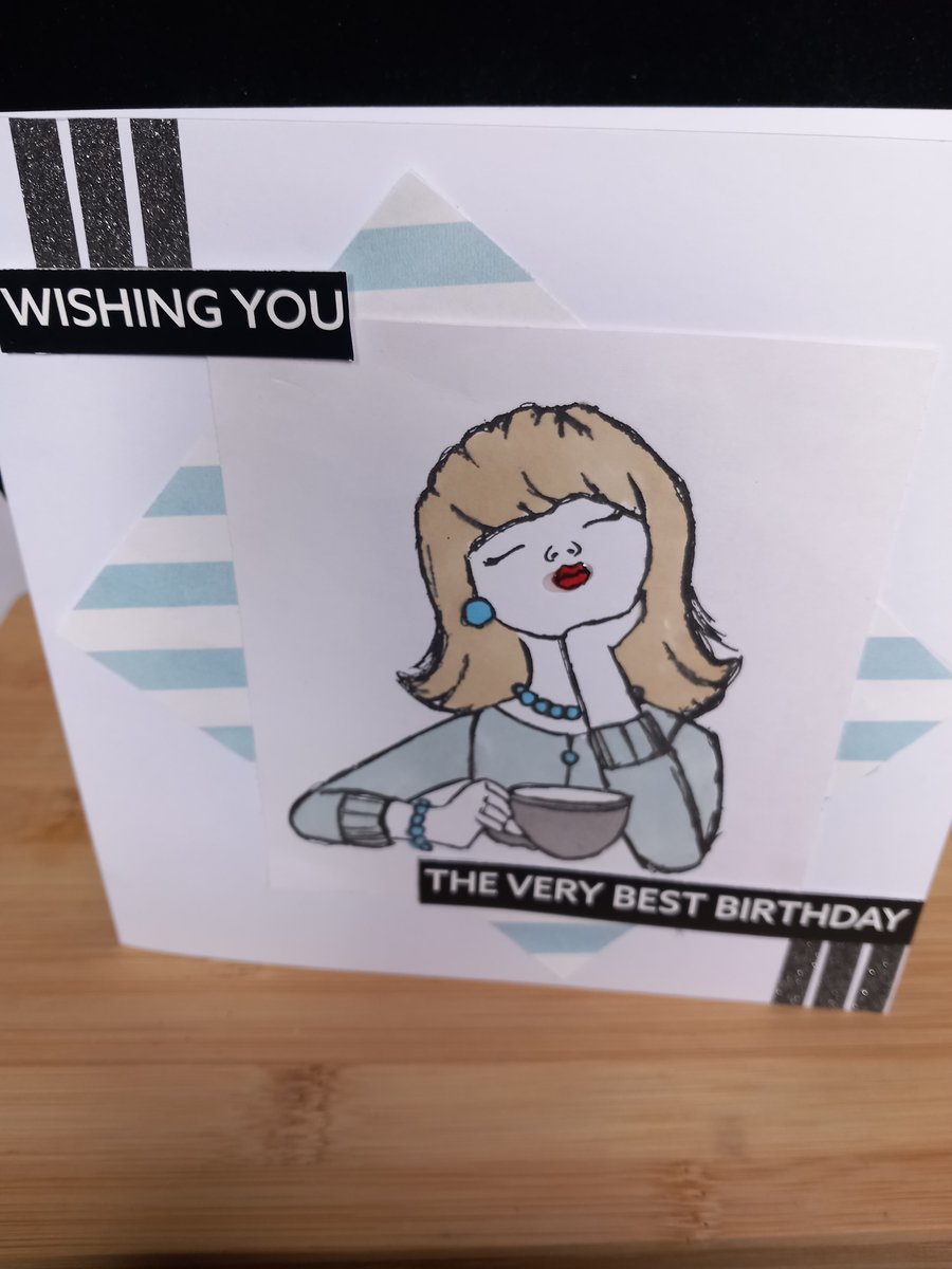 Birthday card for female time for tea