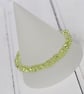 Russian Spiral Bracelet in Lime Green