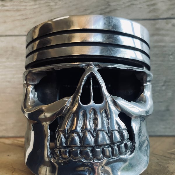 Original Chevy truck piston USA piston trophy skull face