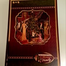 3D Decoupaged Christmas Card,  Decorating The Tree