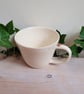 Handmade Ceramic Robin Cup with Birdprints and Musical Notes Made TO ORDER Mug - Image 7