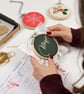 Festive Embroidery Kit, Needlepoint Kit, Beginner Friendly, Christmas Craft Kit - Image 4