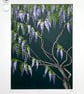 Original screen print 'Wisteria Vine' - Image 3