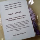 Rainbow Trout Fish Cardboard Loom Beginners Weaving Kit Abstract Art