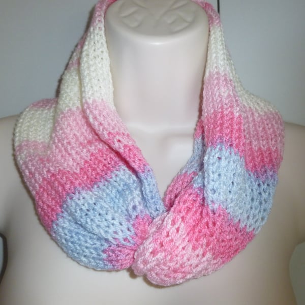 knitted ladies cosy winter scarf ( ref FA 511 M4 )
