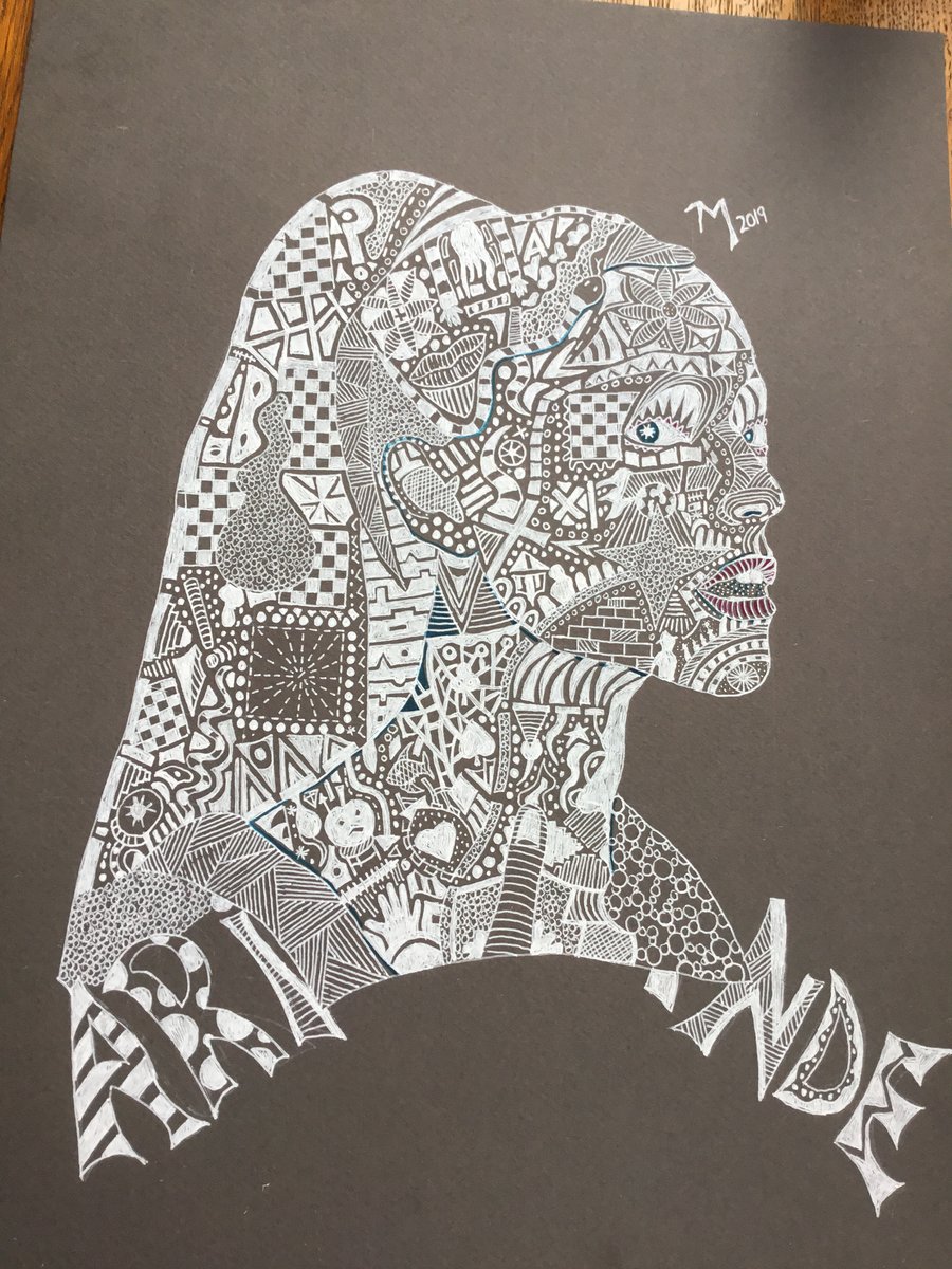 A portrait of Ariana Grande