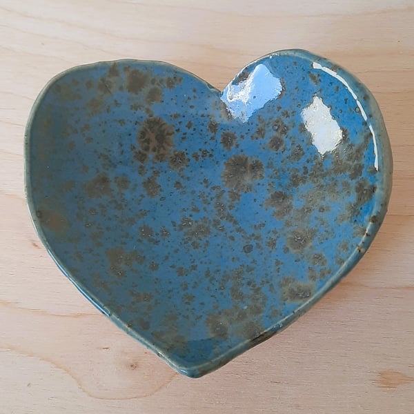 Spring Tide Heart Trinket Dish
