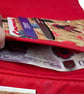 Clutch bag wristlet for phone and cards cash, small phone bag, faux leather conc - Image 5