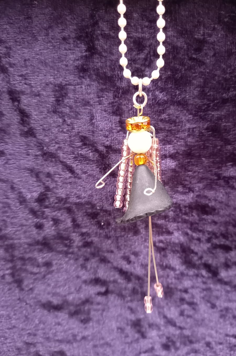 Little lady bag charm