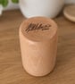 Handturned Beech Pencil Pot.  Handmade desk organiser - Image 3