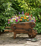 Wooden Wheelbarrow Garden Planter - Image 1