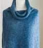 This cape is 'The Supersized Hug' - hand knit, isoft and warm capelet or poncho - Image 2
