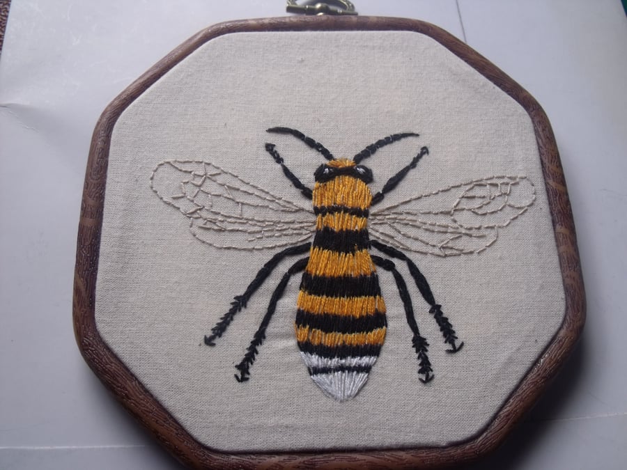 A Bee Embroidery