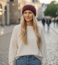 Cable knit chunky headband