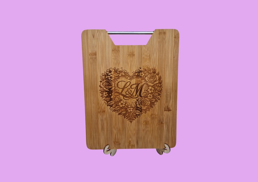 Chopping board for personalisation