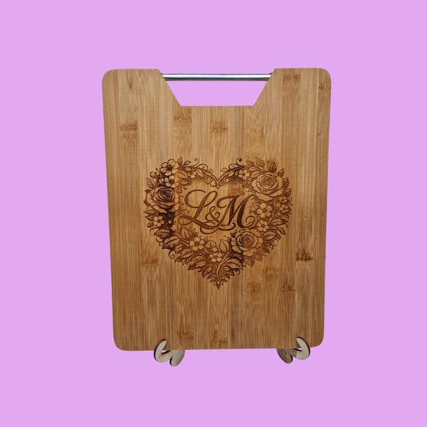 Chopping board for personalisation
