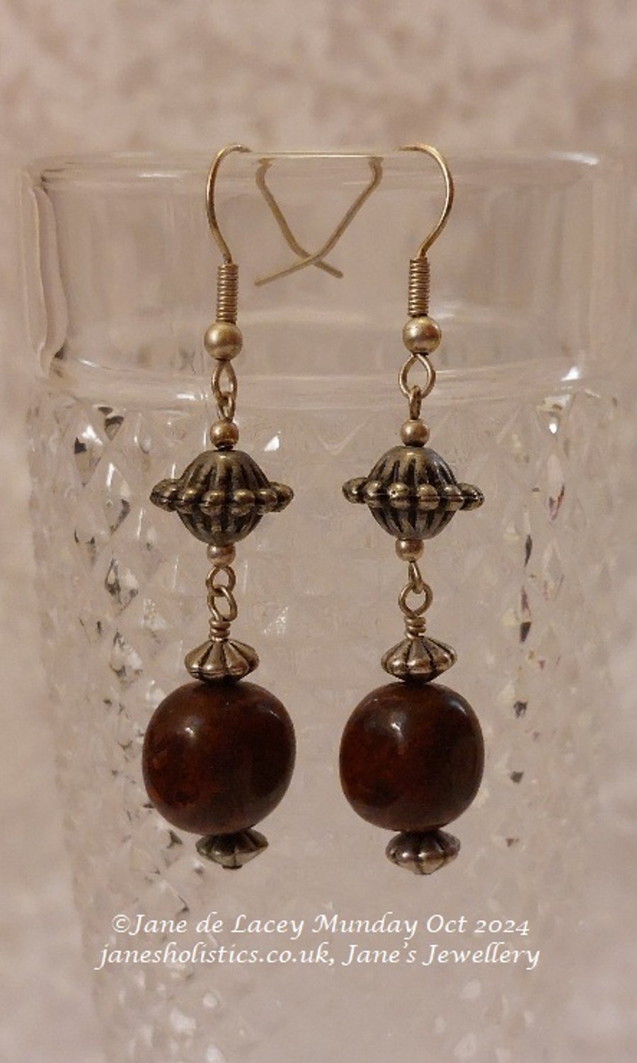 Jasper Drop Earrings