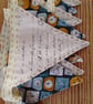 Handmade mini bunting with a clock and writing theme. - Image 2