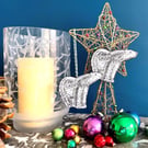 Pack of two polar bear decorations