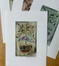 Tree in a Stamp plantpot 3 - Collagraph Print  Made in Yorkshire - Image 4